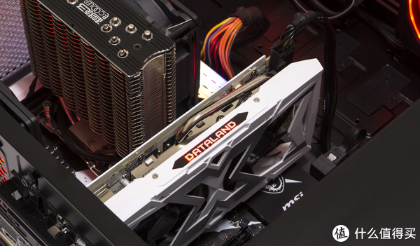 迪兰rx580 8gb 十八周年纪念版显卡:出款白色的可真不